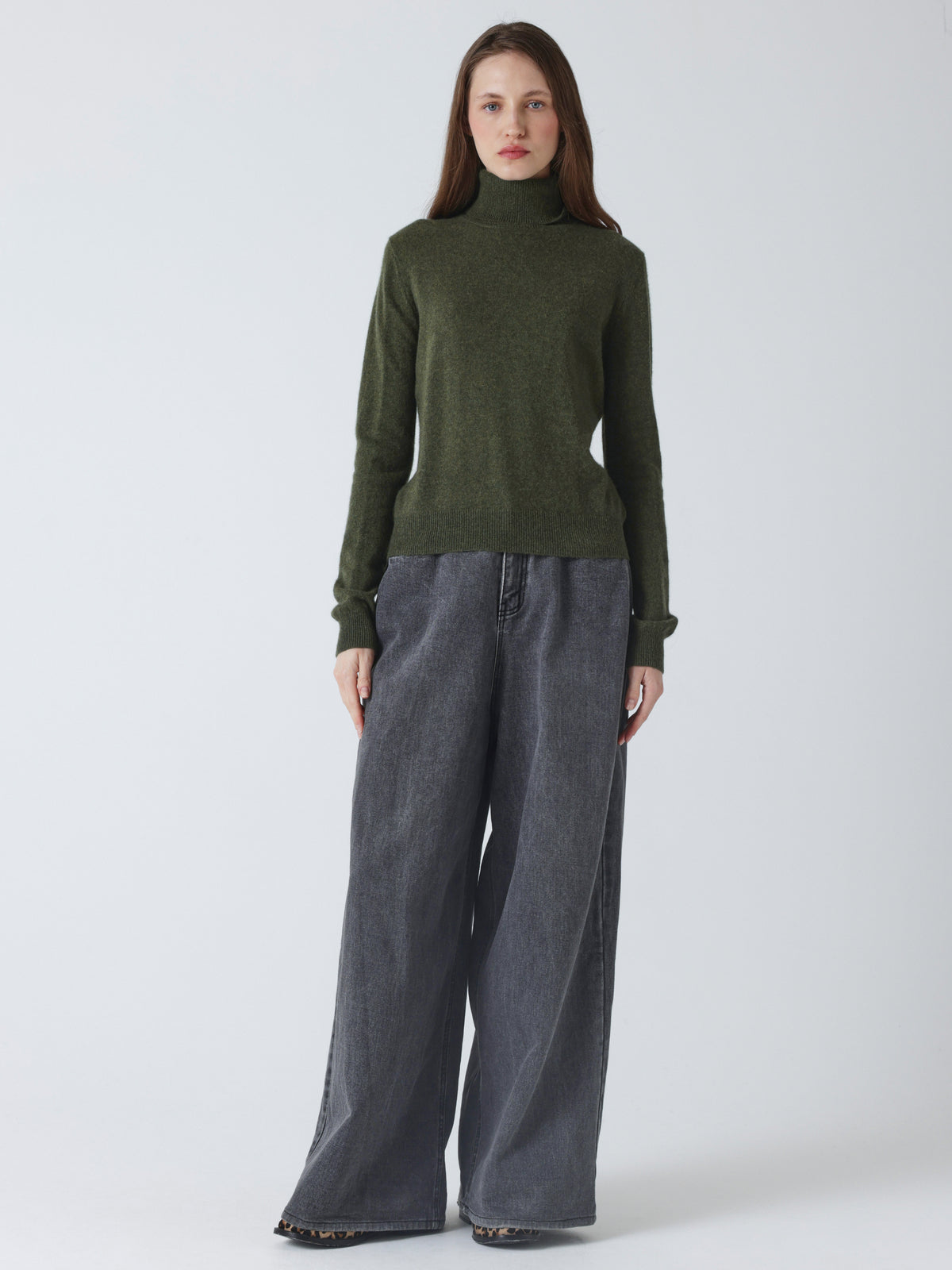 Pull Themys Cachemire kaki
