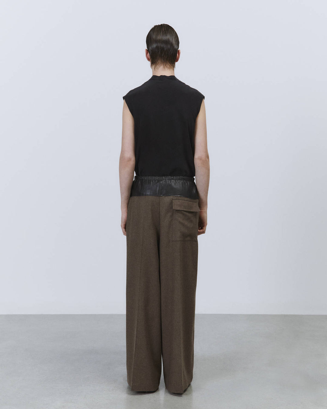 Pantalon Flanella Taupe A5047