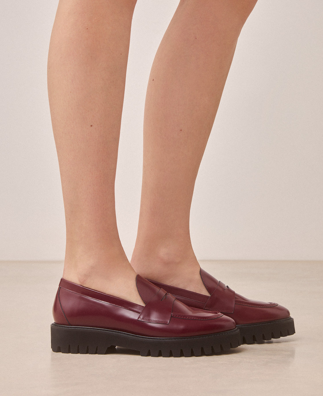 Mocassins n°181 bordeaux