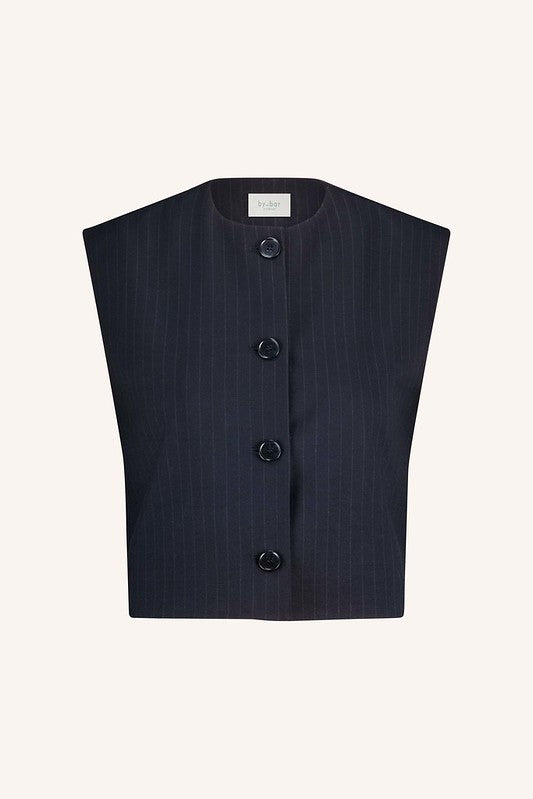 Gilet Nori bleu rayé