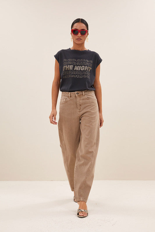 Pantalon begum sable