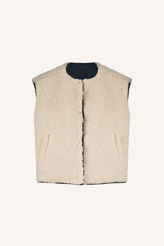 Veste sans manche Joelle bleu marine