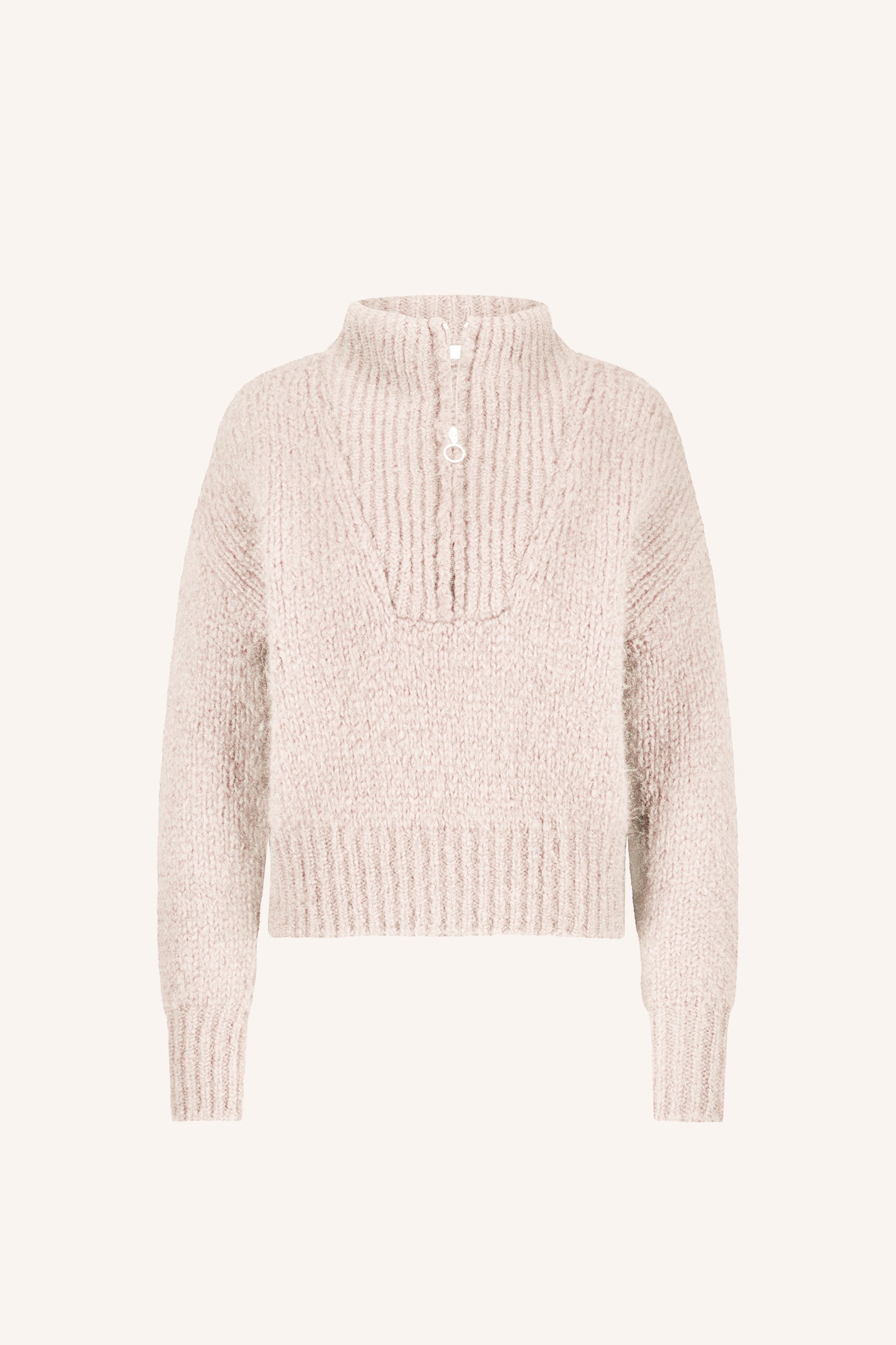 Pull belle avec zip écru