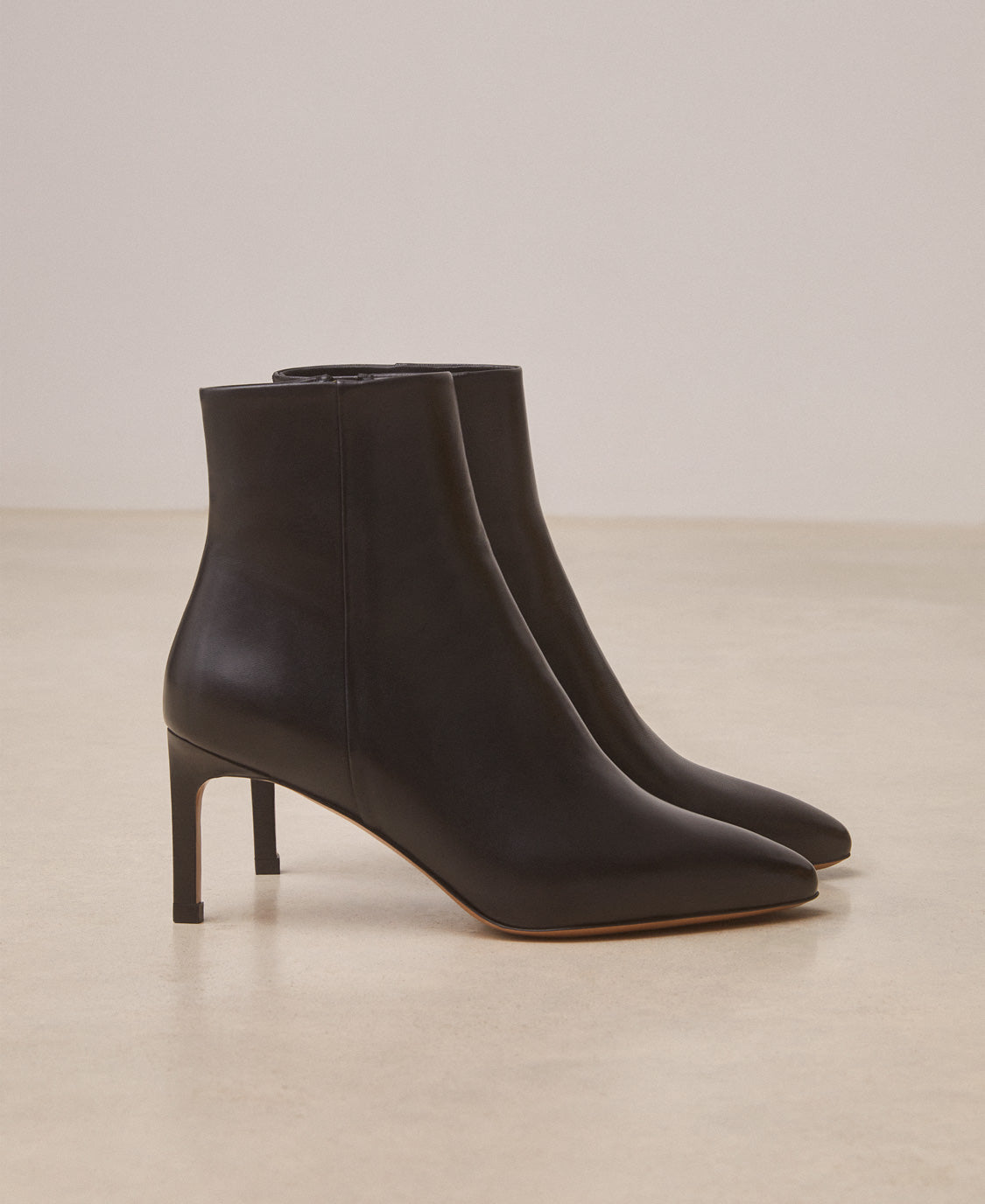 Bottines n°720 Cuir nappa Noir
