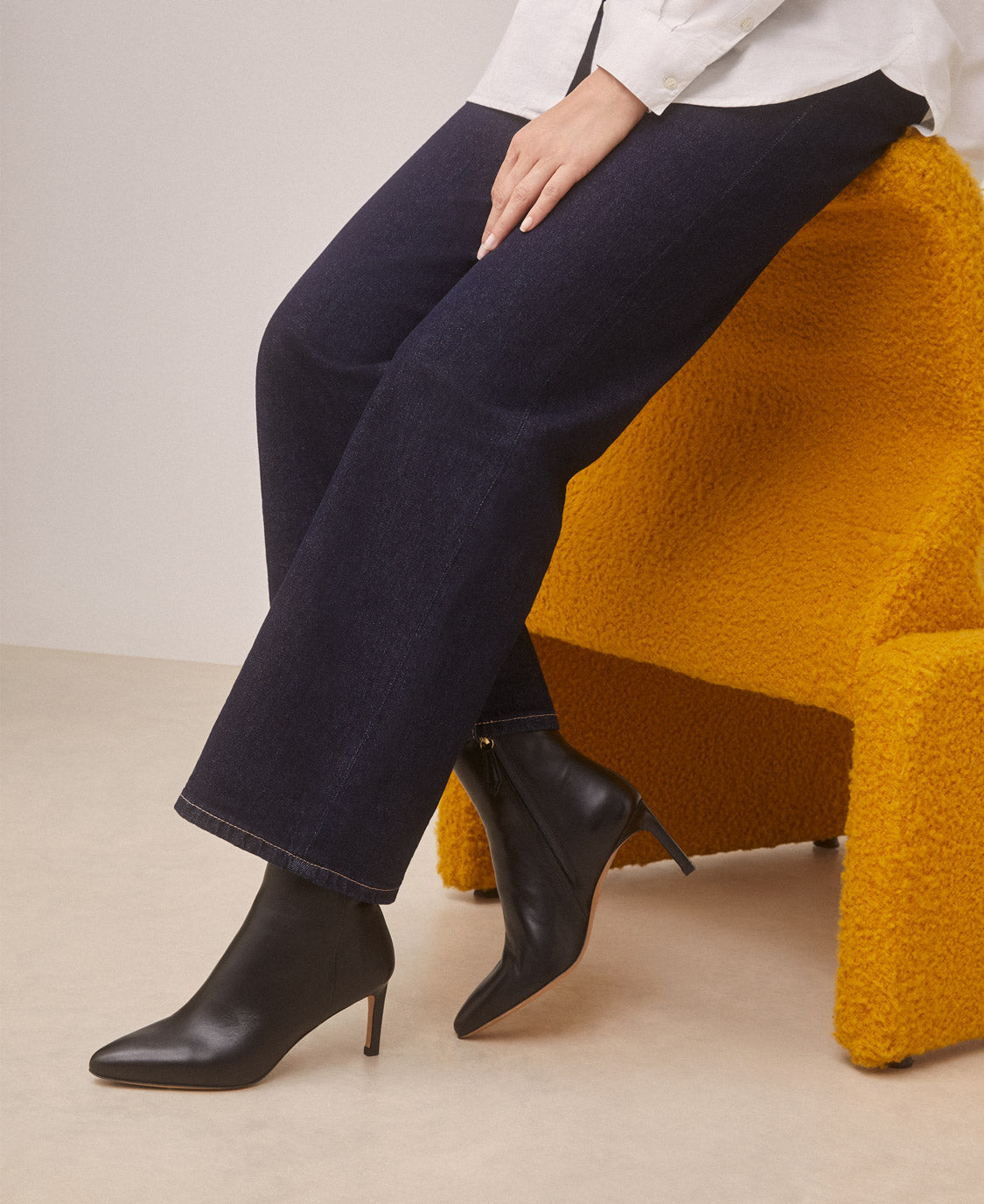 Bottines n°720 Cuir nappa Noir