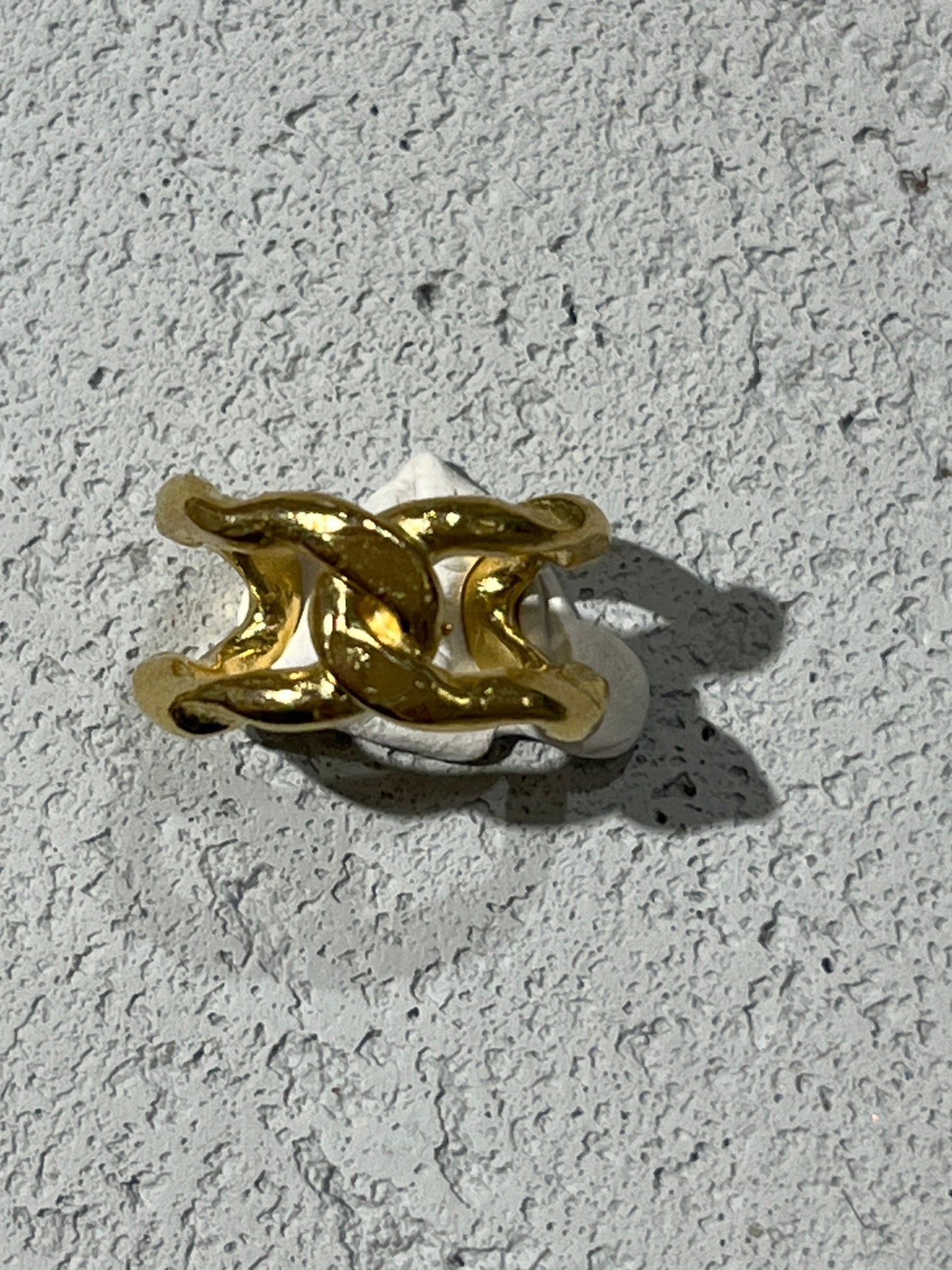 Earcuff Horizons double doré
