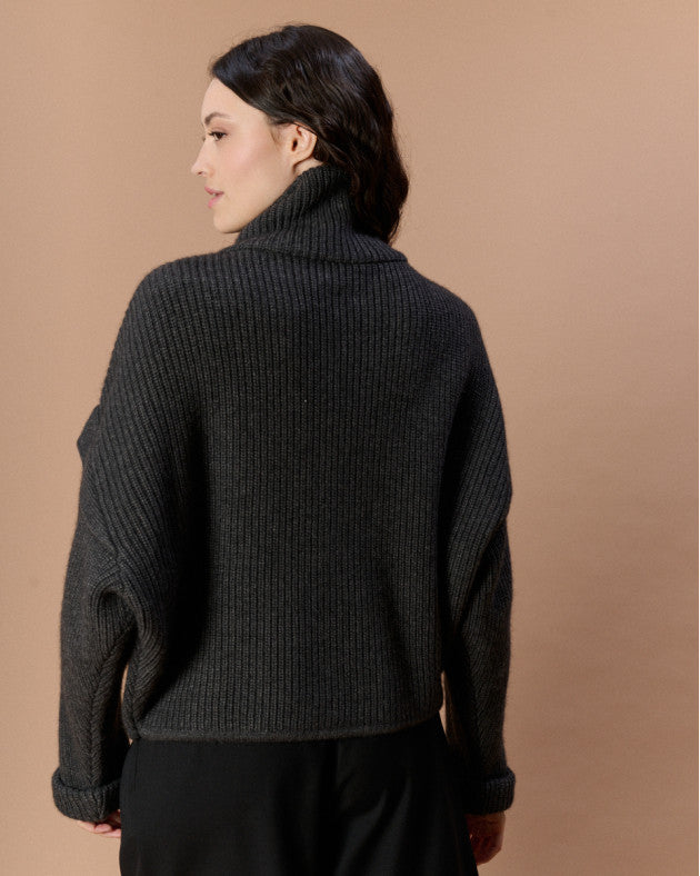 Pull Kelly gris foncé