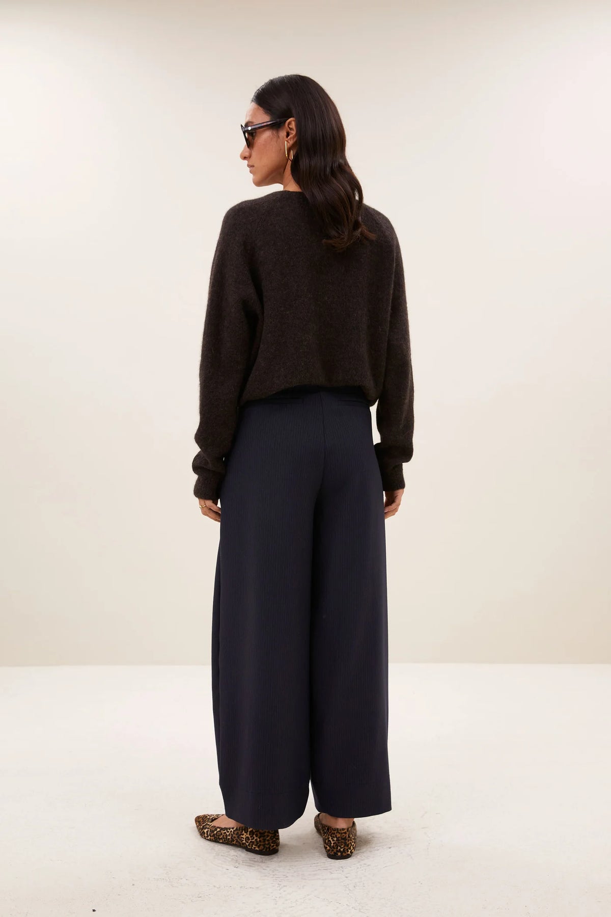 Pull Polly marron foncé