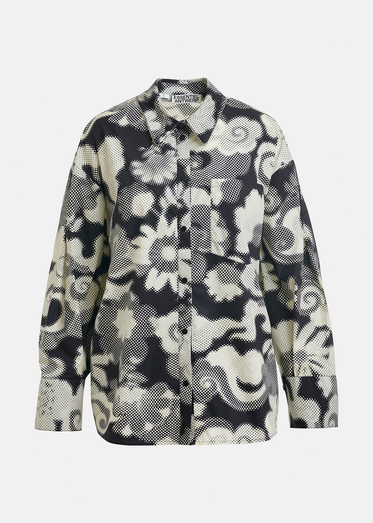 Chemise Jaubergine blanche