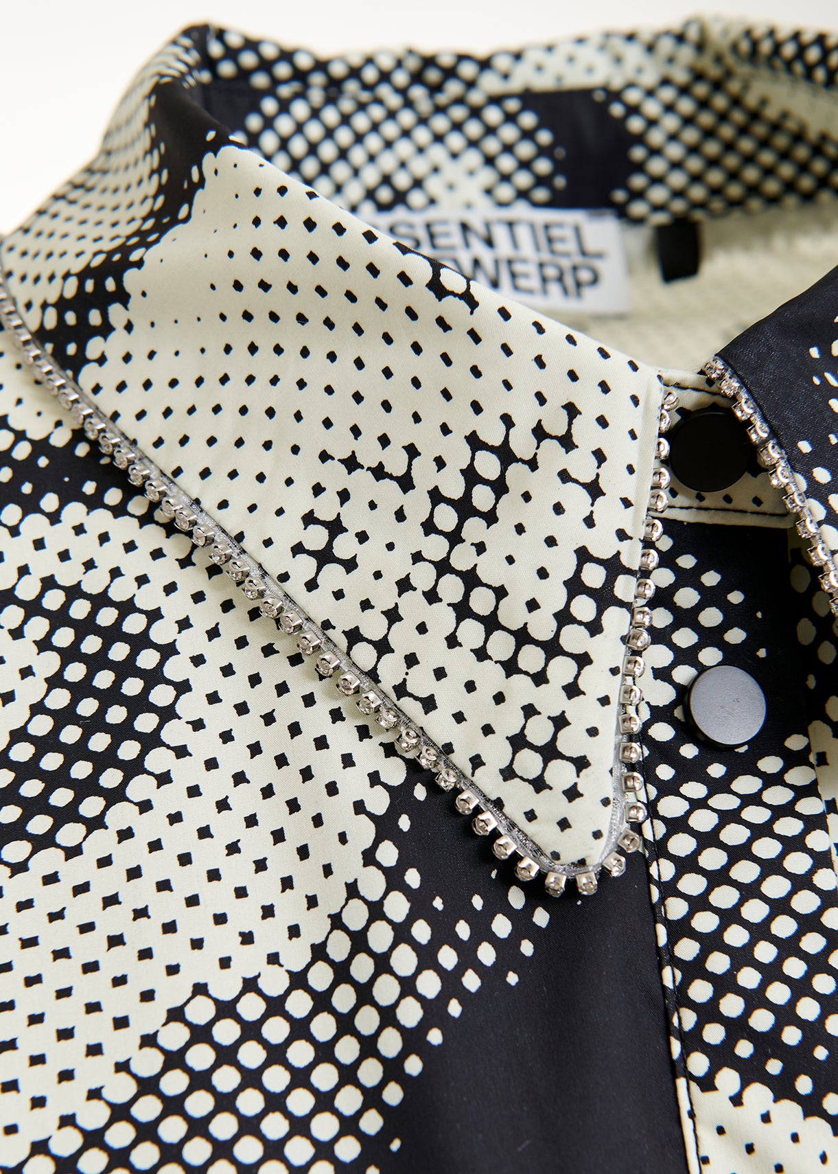 Robe Jaudi à motif blanche
