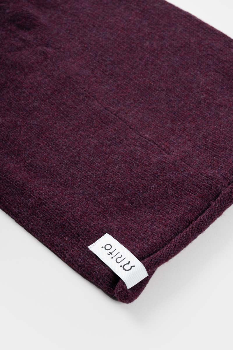 Bonnet Franck violet prune