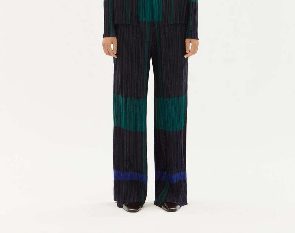Pantalon multicolore plissé Maro