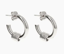 BO CARRIE EARRINGS PALLADIUM
