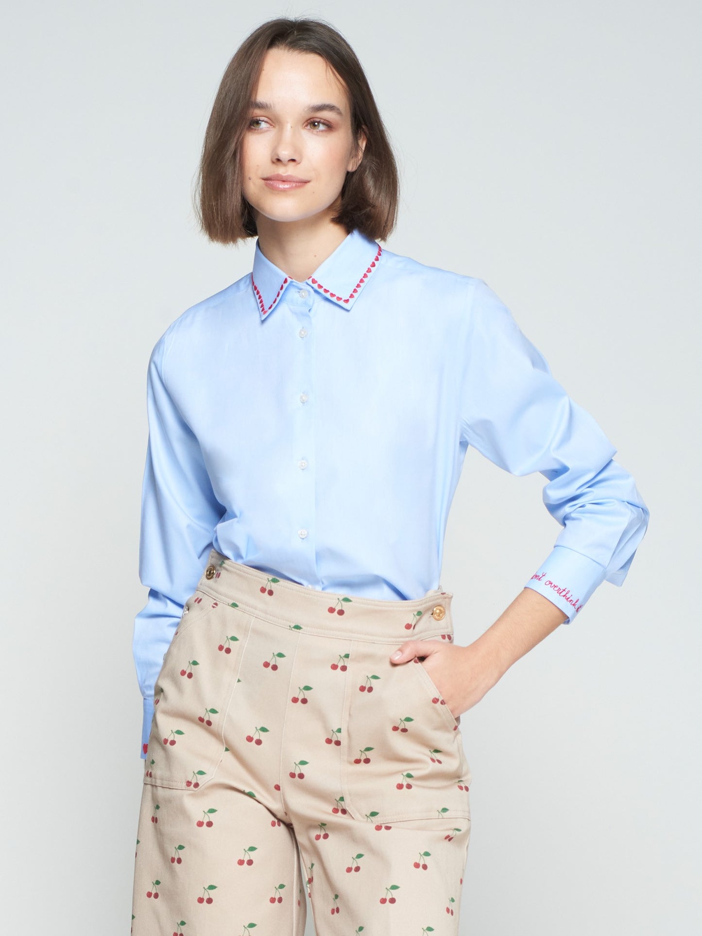 Chemise Isa bleue