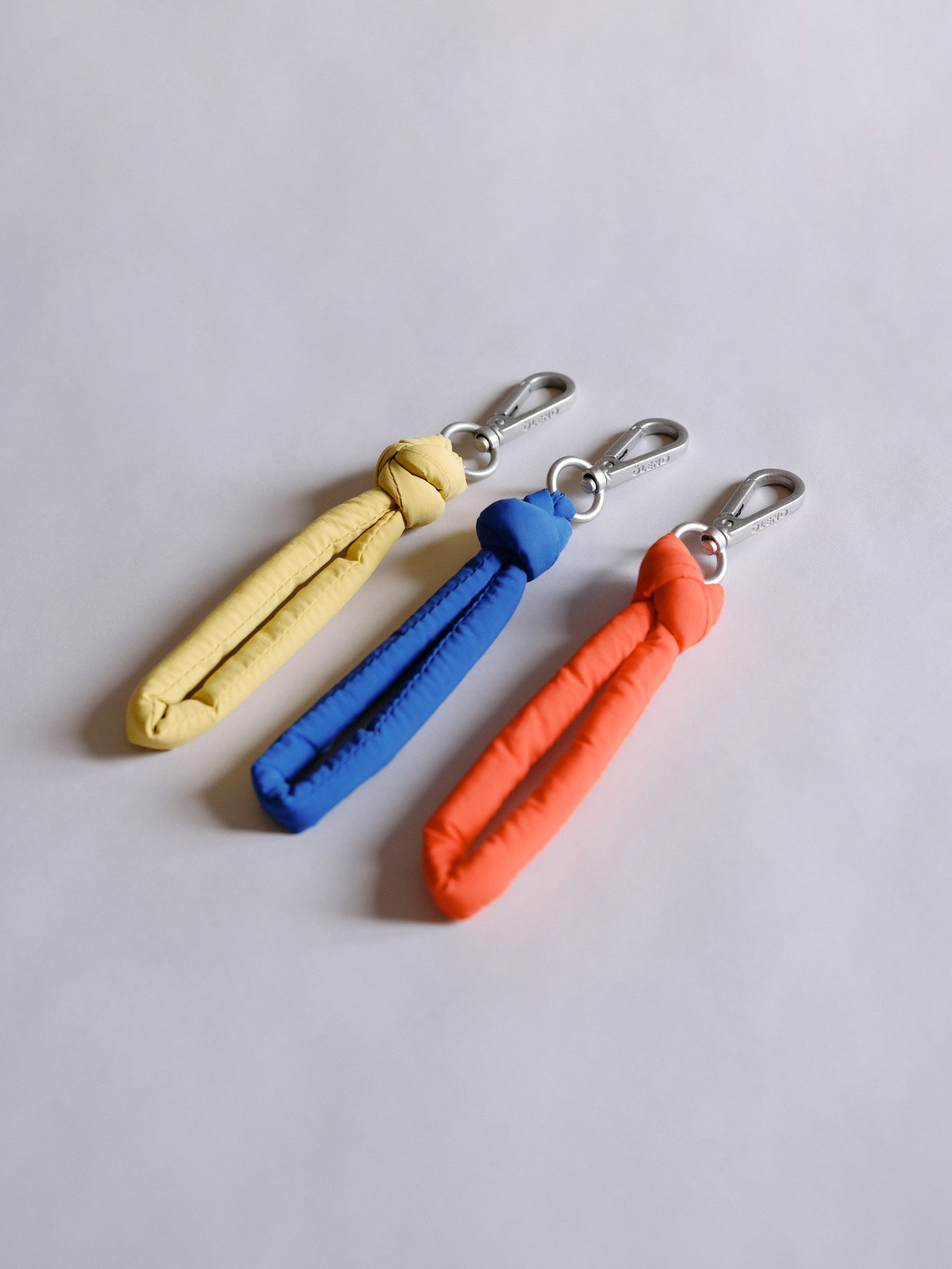 Porte clés Puffy corail