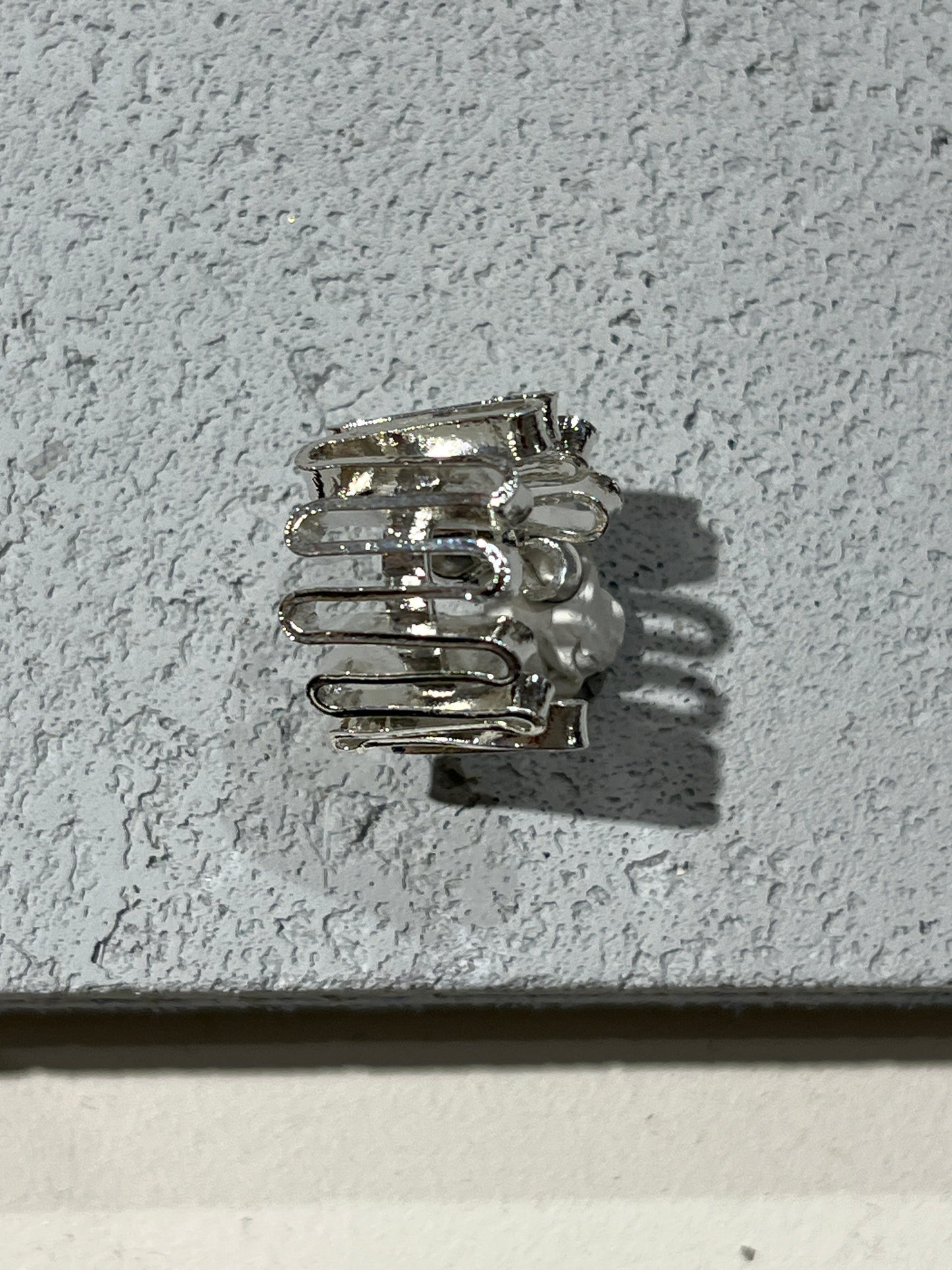 Earcuff dalva argenté