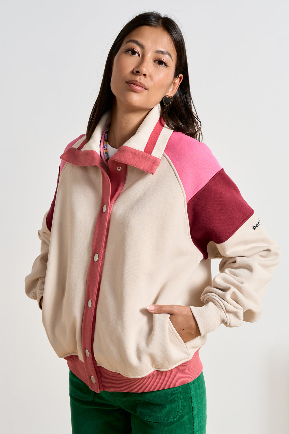 Sweat britney rose et bordeaux