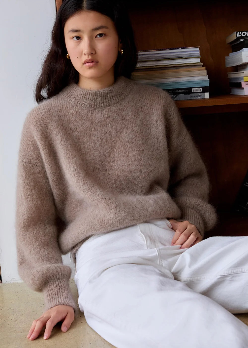 Pull Jane taupe