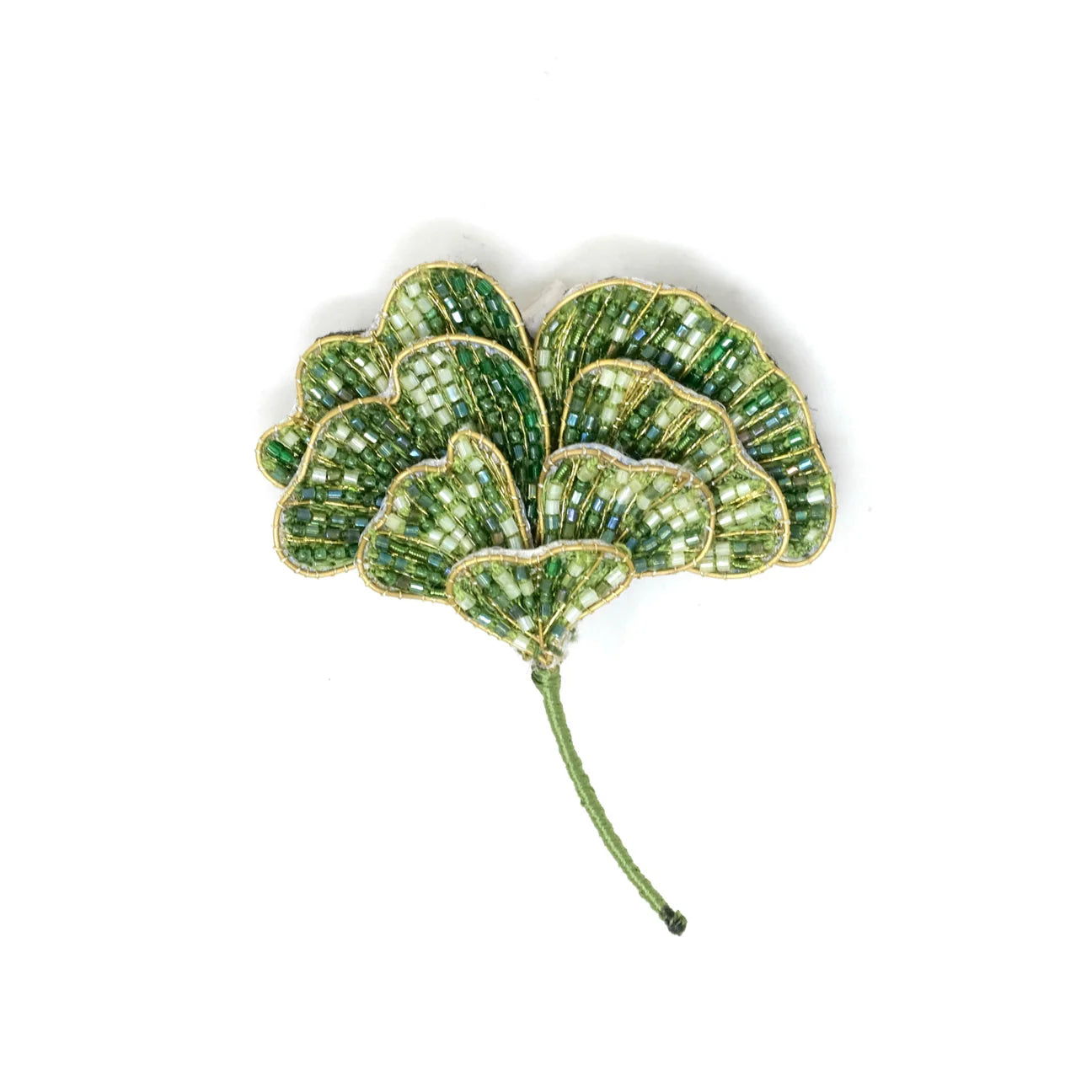 Broche Trèfle gingko