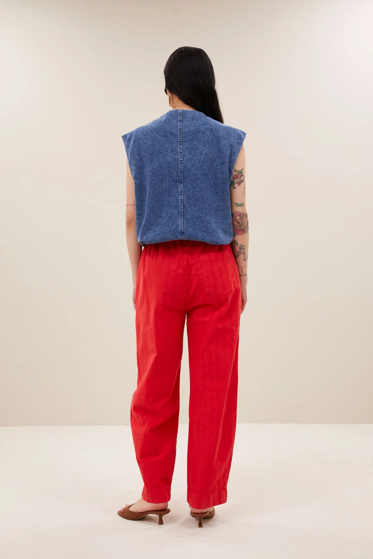 Veste Maggie jean sans manches