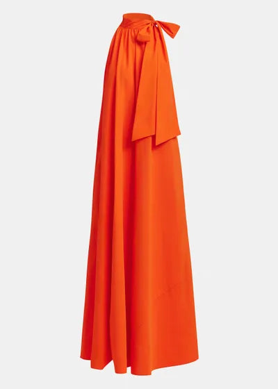 Robe longue Jayda orange