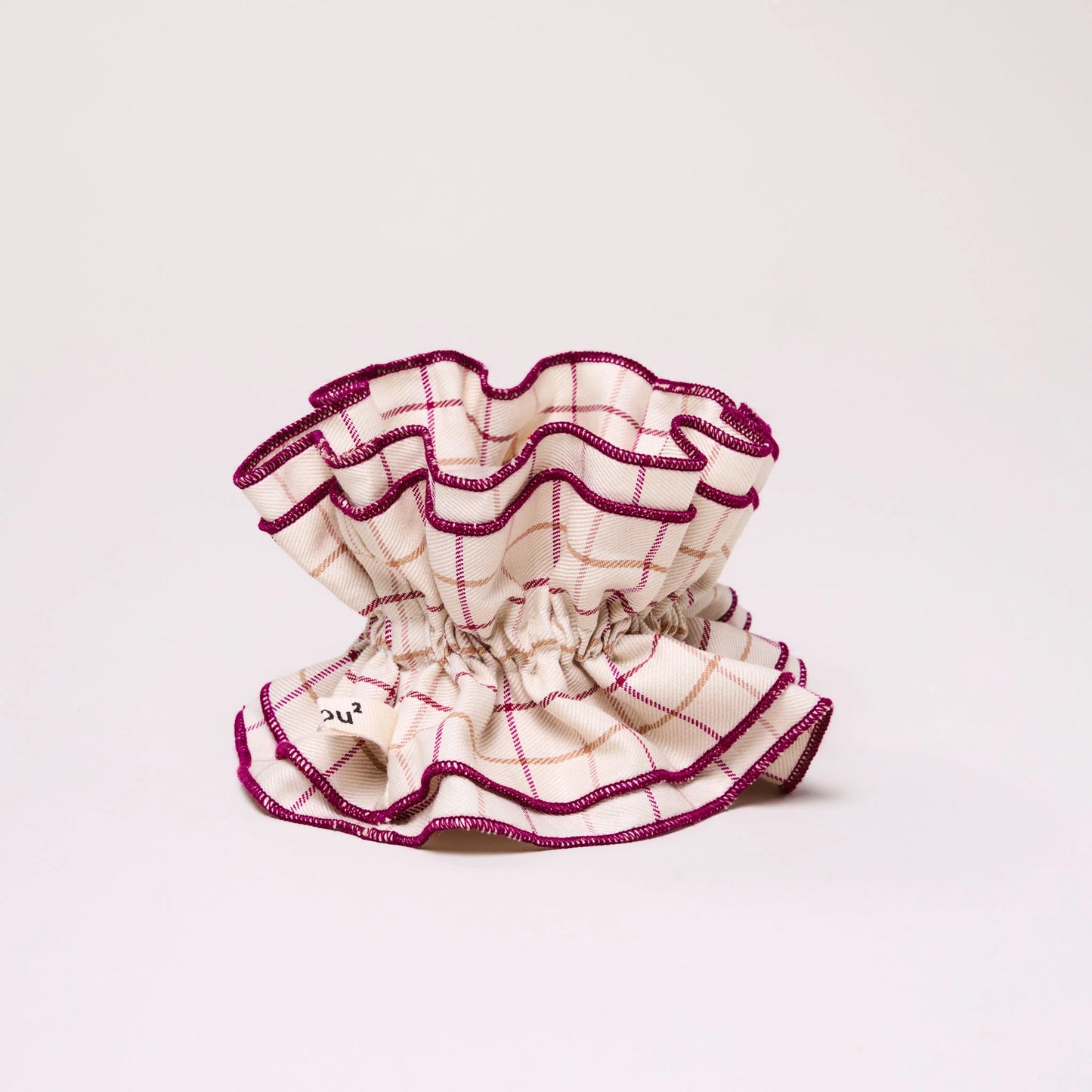 Maxi Chouchou carreaux beige/bordeaux