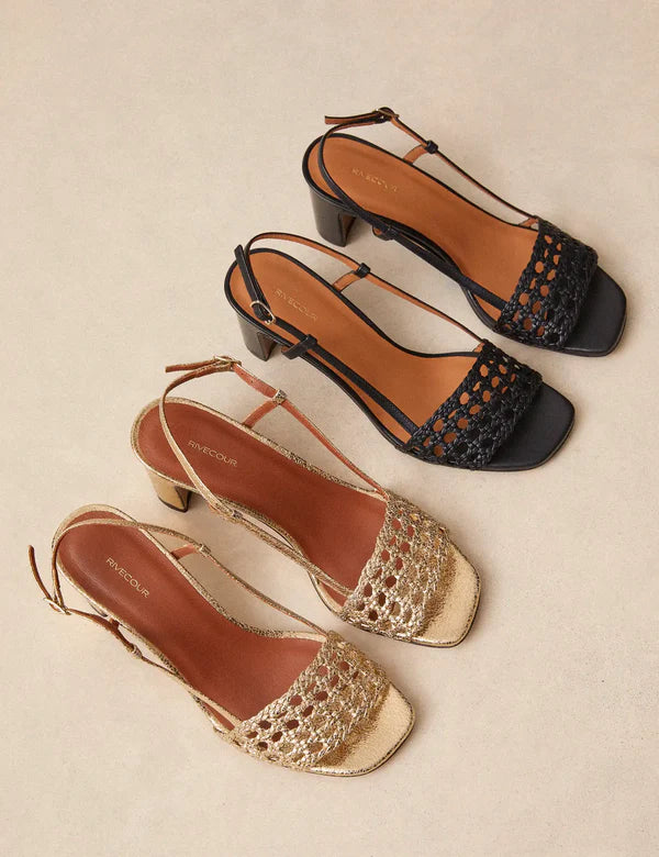 Sandales n°592 doré