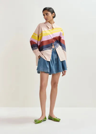Chemise oversize Joppy à rayures