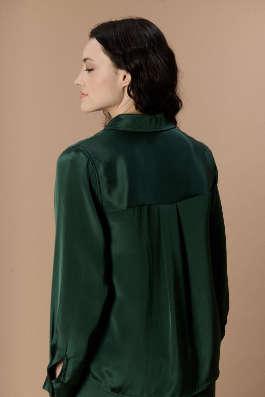 Chemise Lara verte