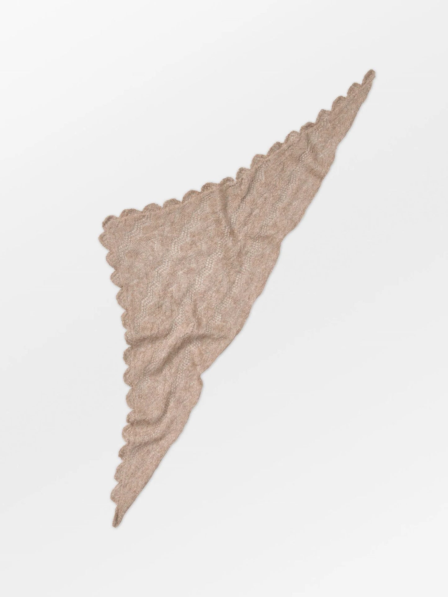 Echarpe triangle Opany marron clair
