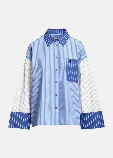 Chemise Kovid bleu et rayée