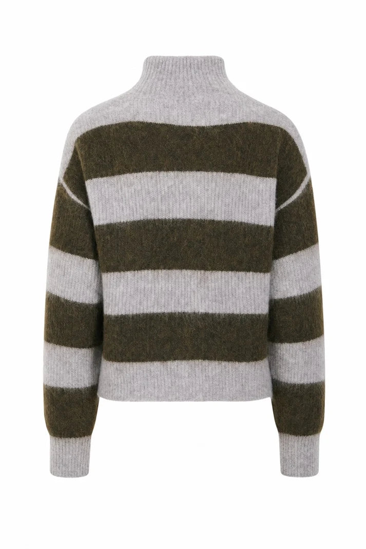 Cardigan Josh kaki et gris