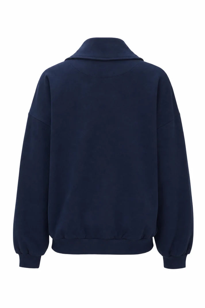 Sweat Cyran bleu marine