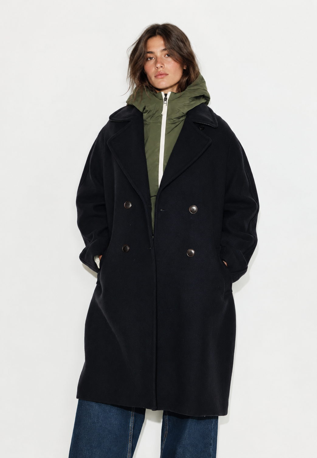 Capuche Caille kaki