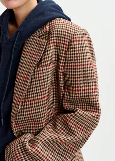 Blazer Irbara à carreaux