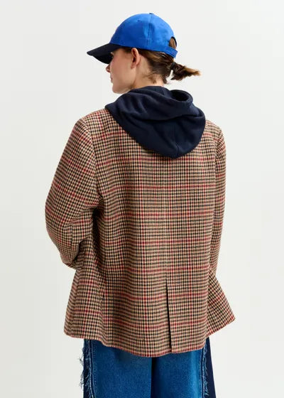 Blazer Irbara à carreaux
