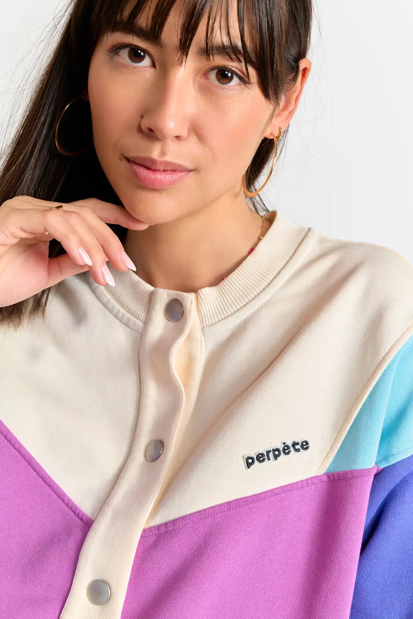 Gilet Sweat Jesse Mauve