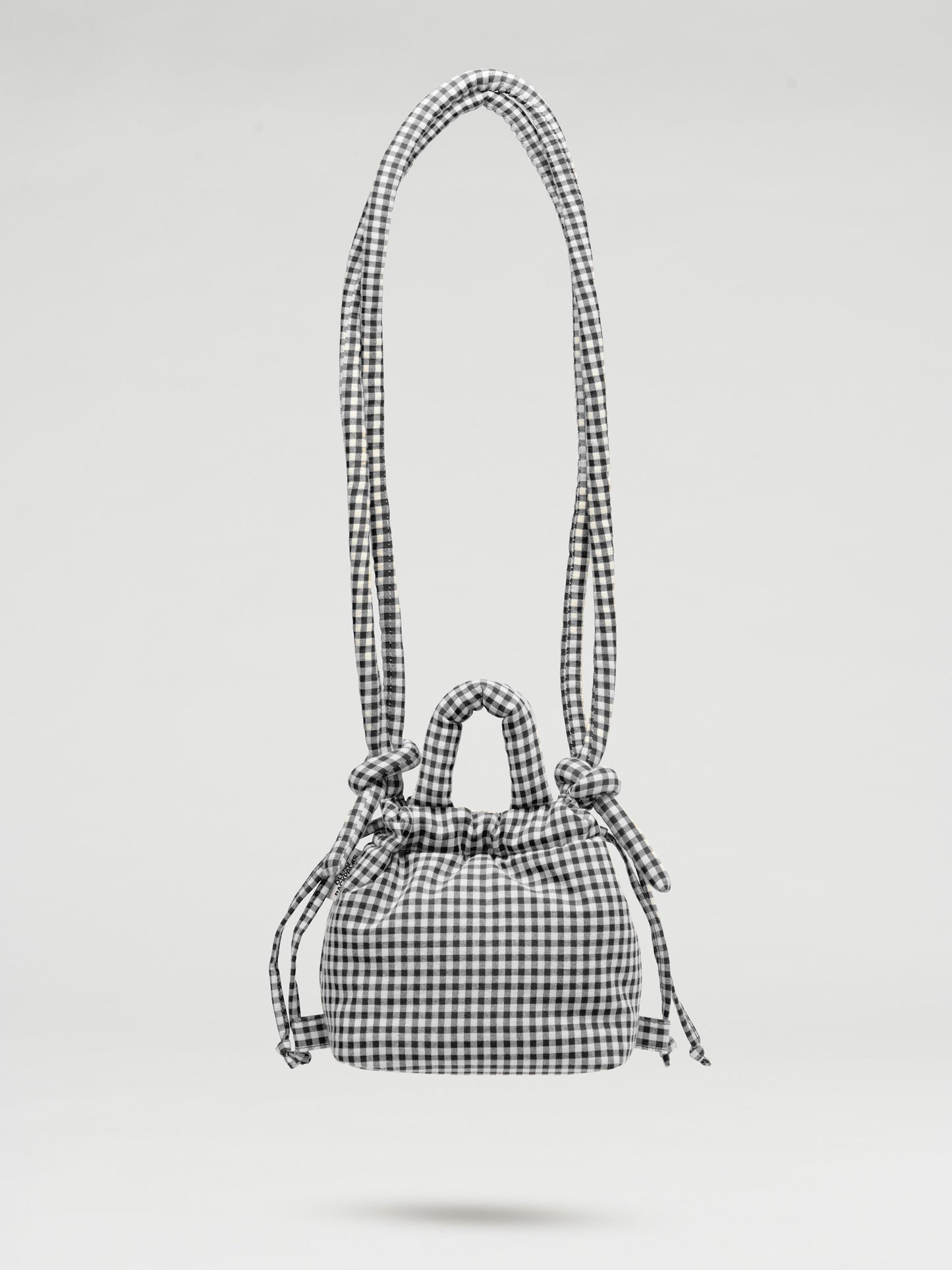 Sac souple micro ONA vichy noir