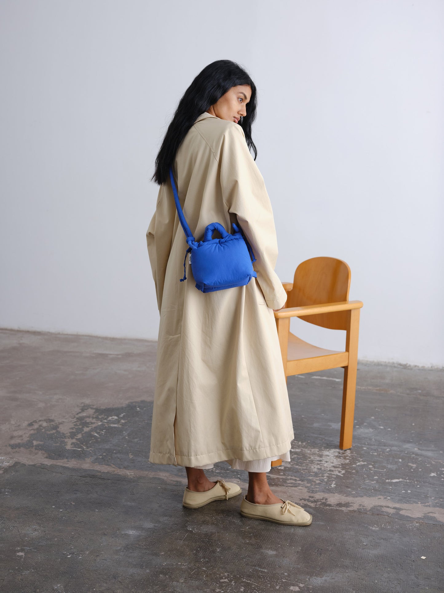 Sac souple micro ONA bleu cobalt