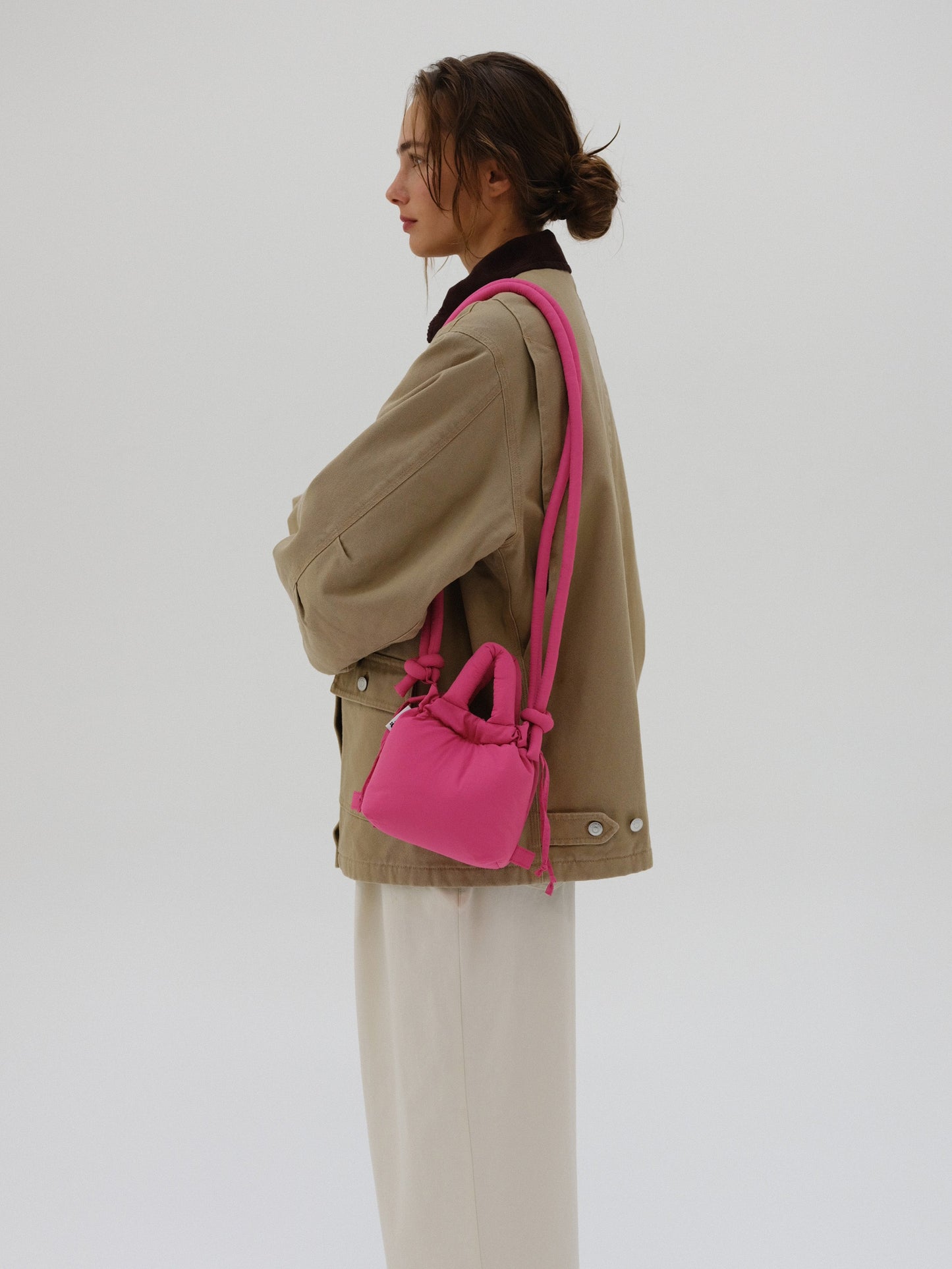 Sac souple micro ONA rose fushia