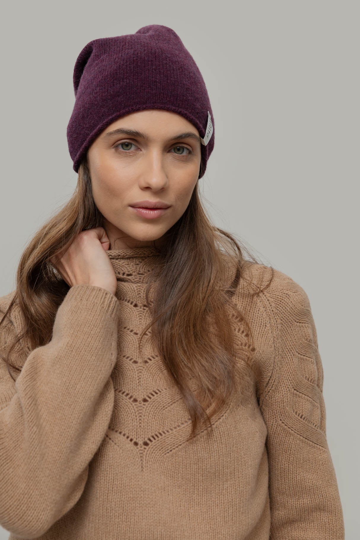 Bonnet Franck violet prune