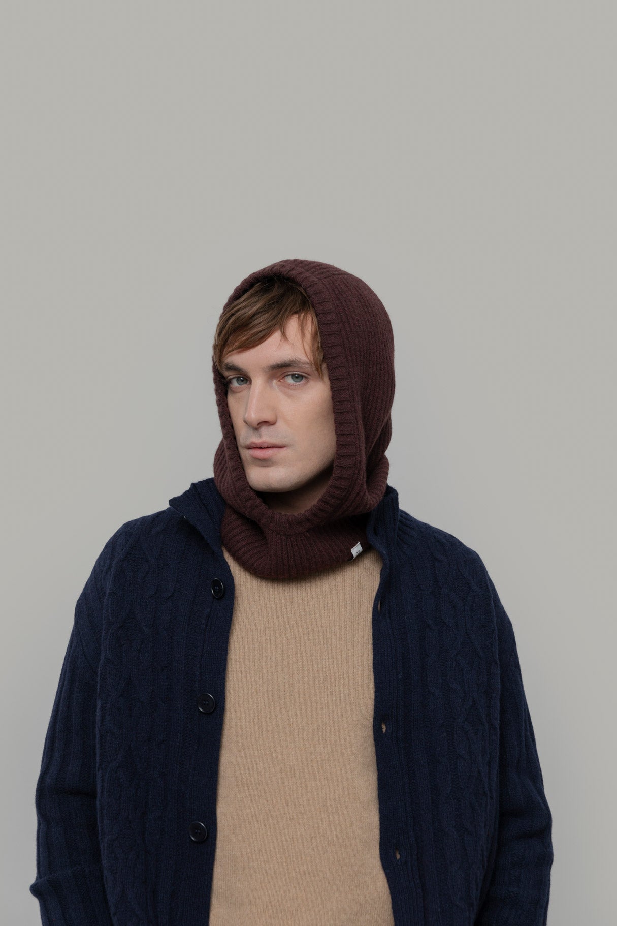 Balaclava brun café