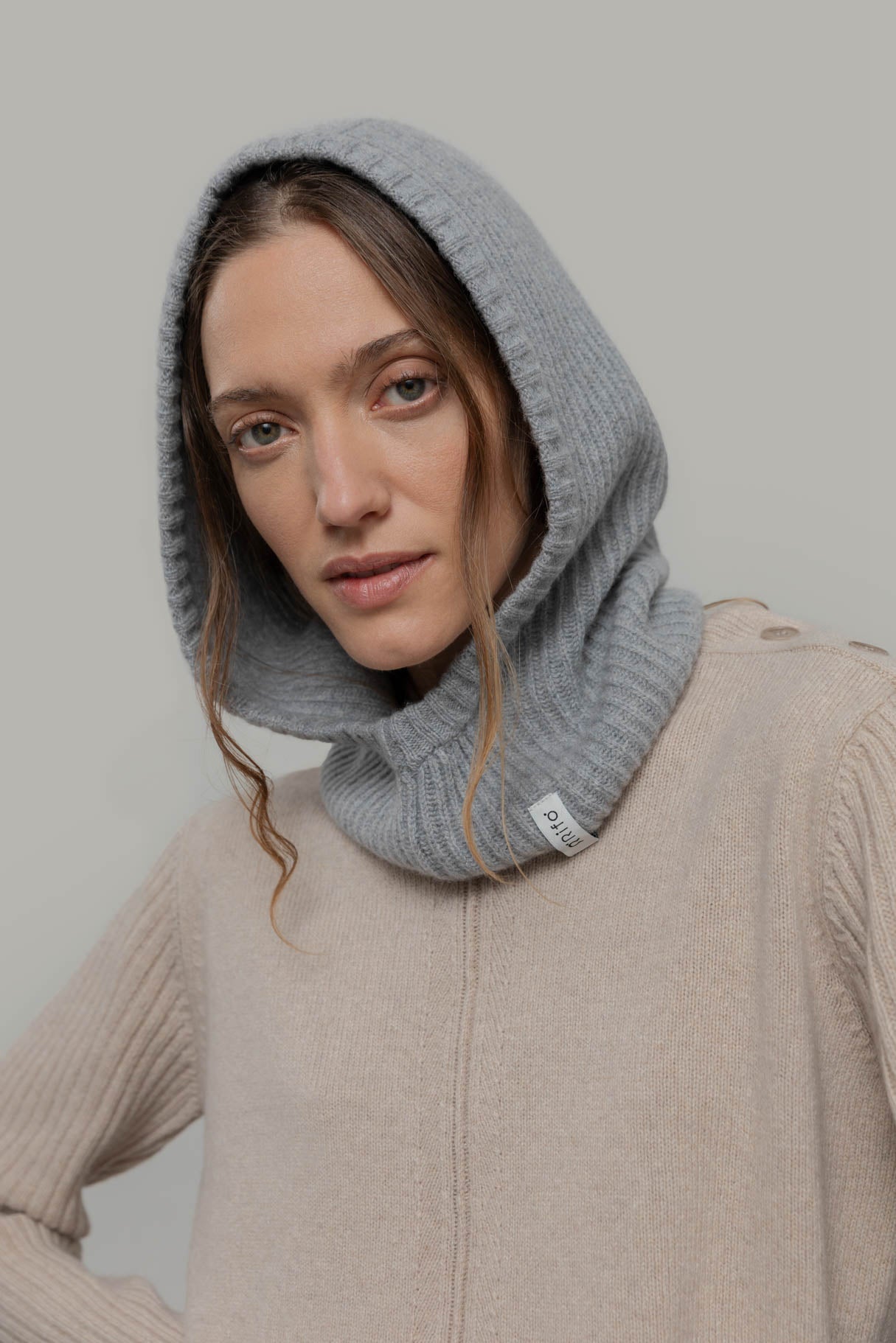 Balaclava gris chiné