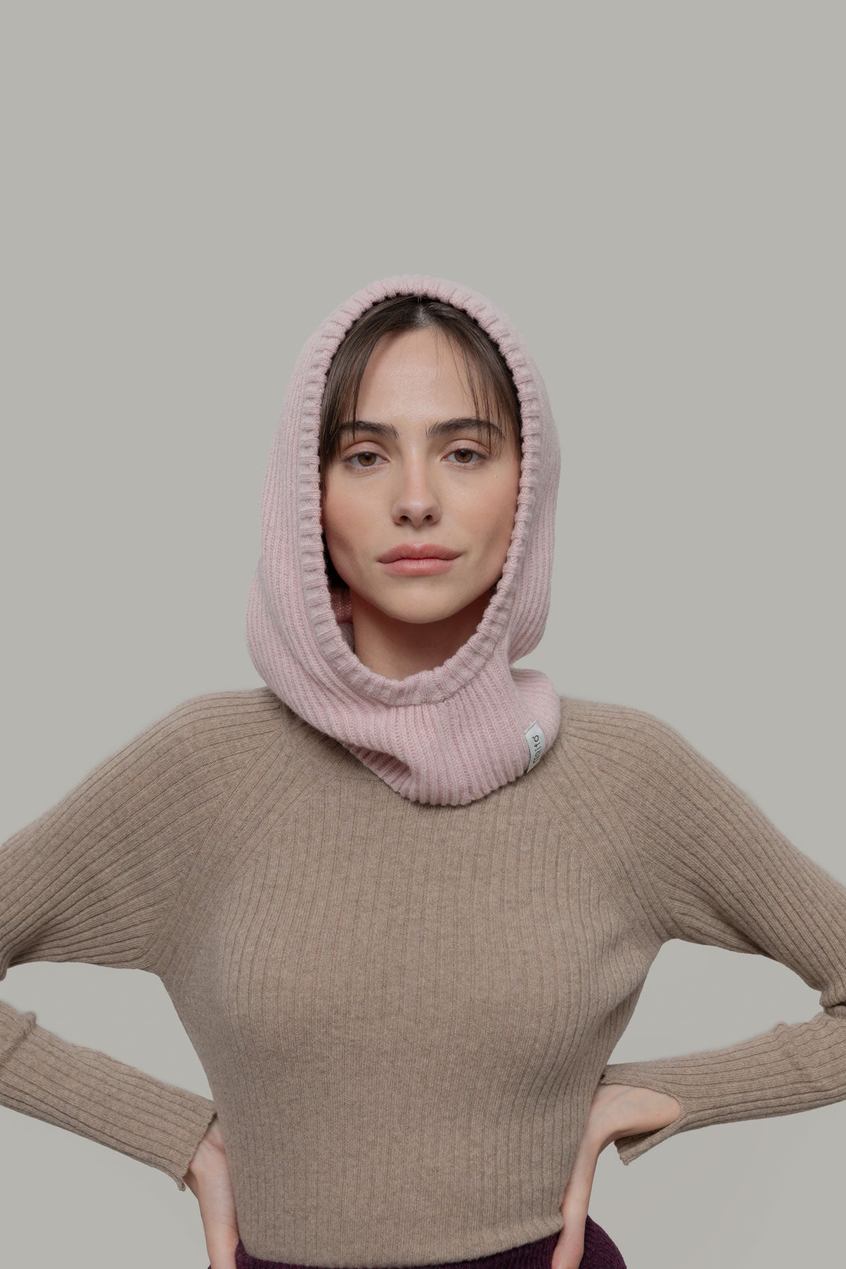 Balaclava rose blush