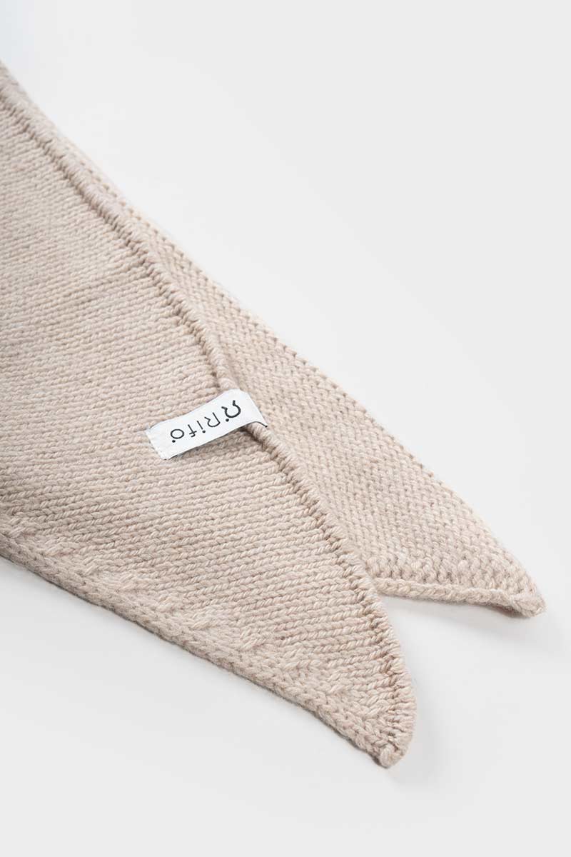 Foulard bandana Beige