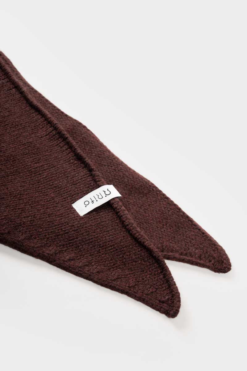 Foulard bandana Brun café