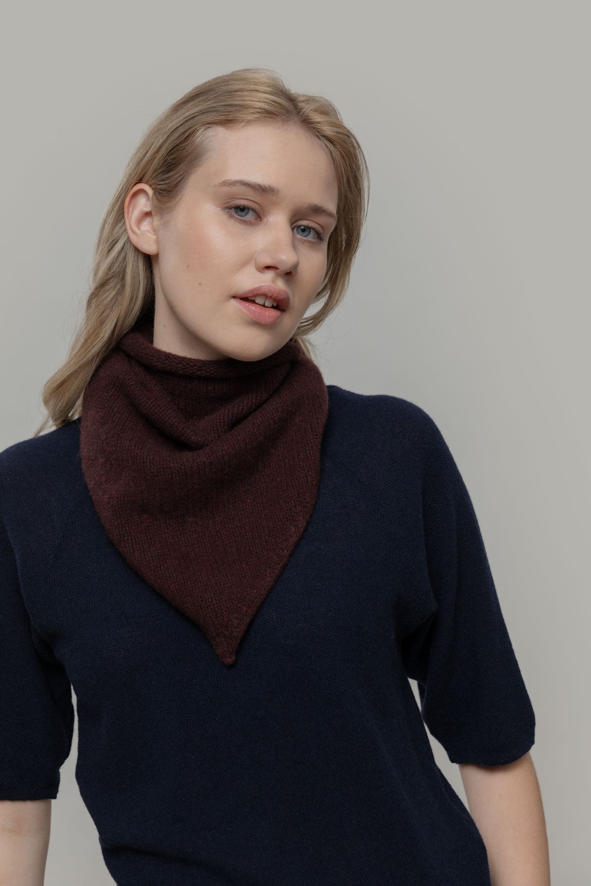 Foulard bandana Brun café