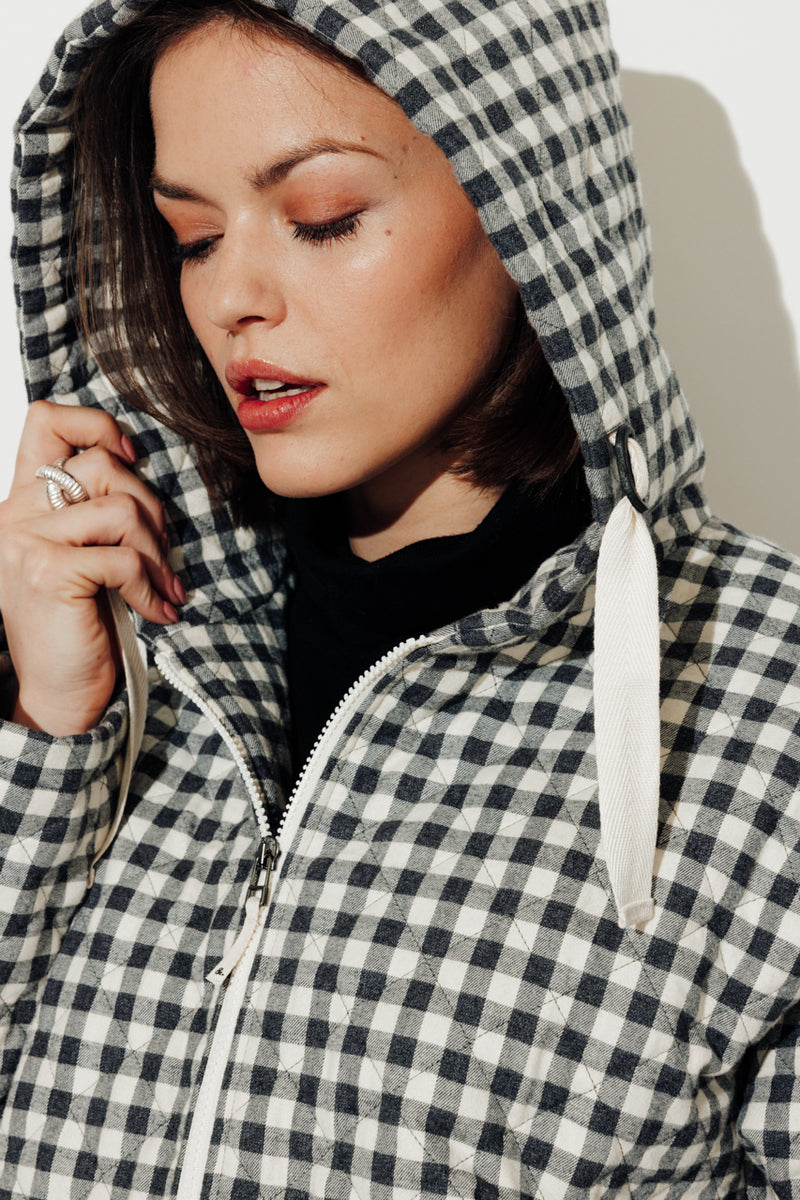 Blouson cognassier vichy