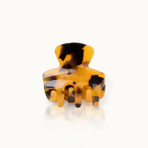 Petite barette léopard fonçé