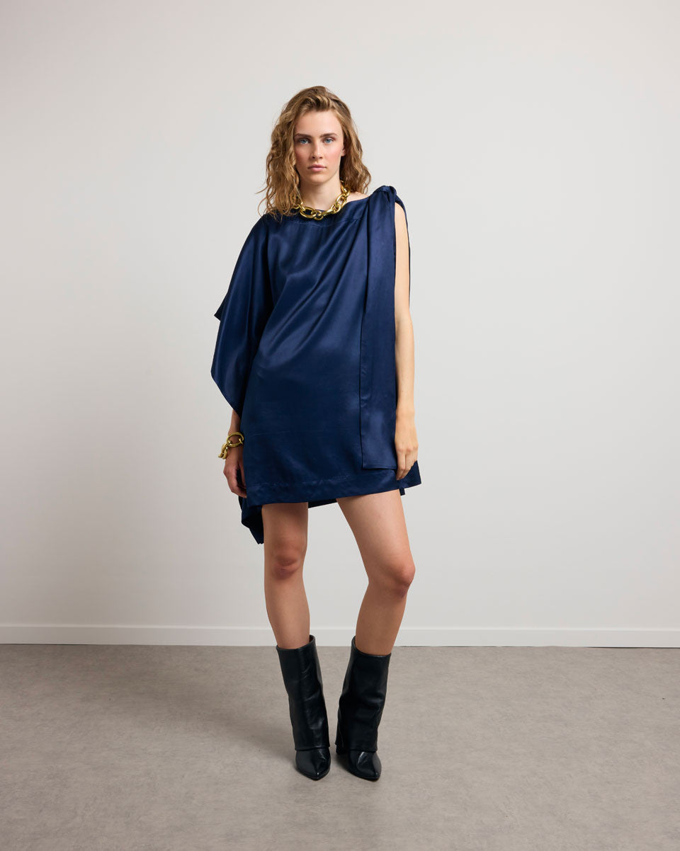 Robe Cartney bleu minuit